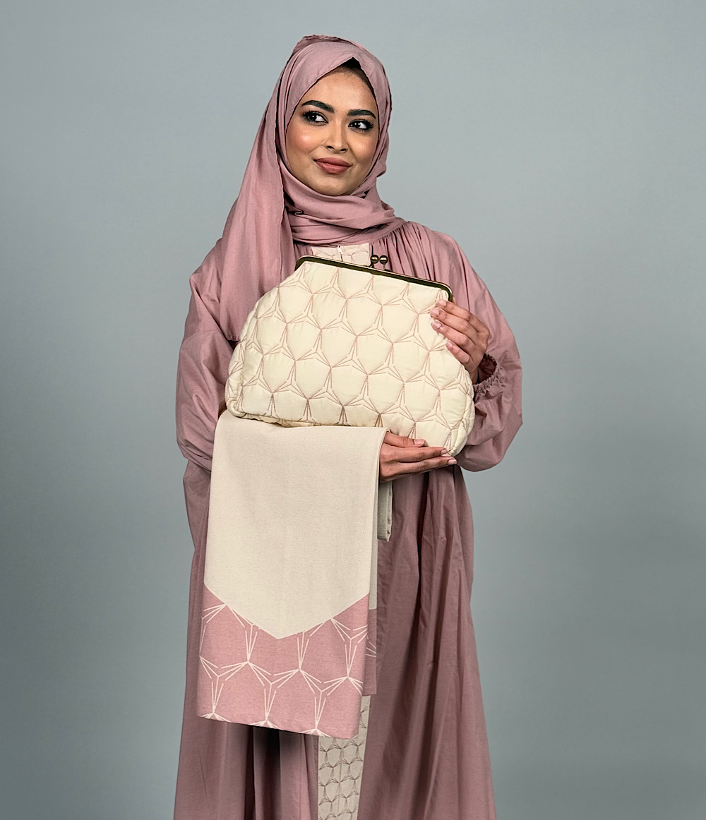 SCARF PRAYER   SET - PINK