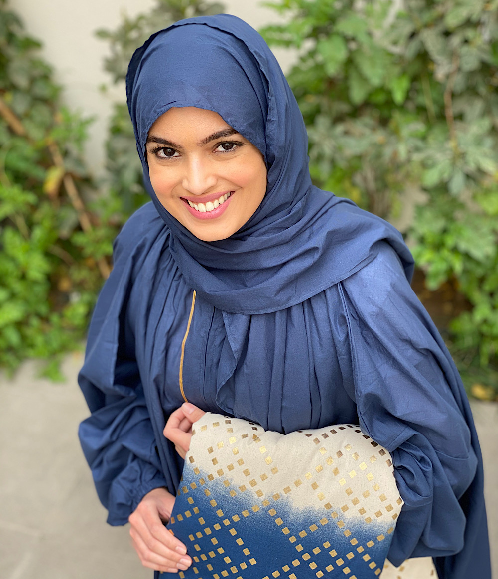 SCARF PRAYER SET - NAVY 