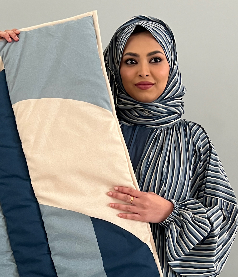 SCARF PRAYER SET - NAVY 