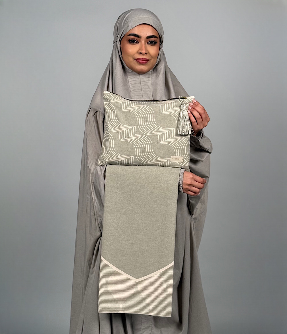  TRAVEL PRAYER SET - GRAY