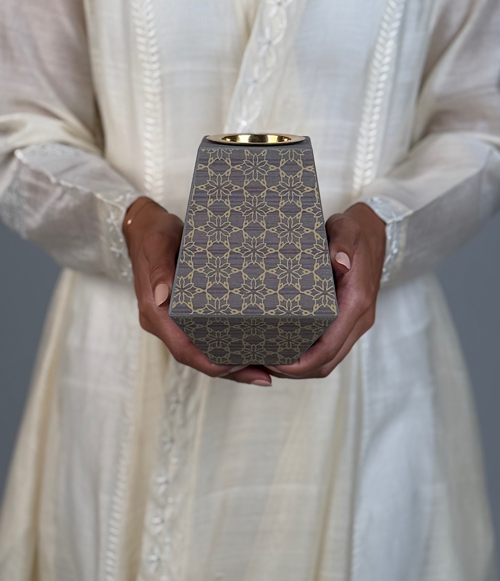 WOODEN MUBKHAR  - ISLAMIC GOLD