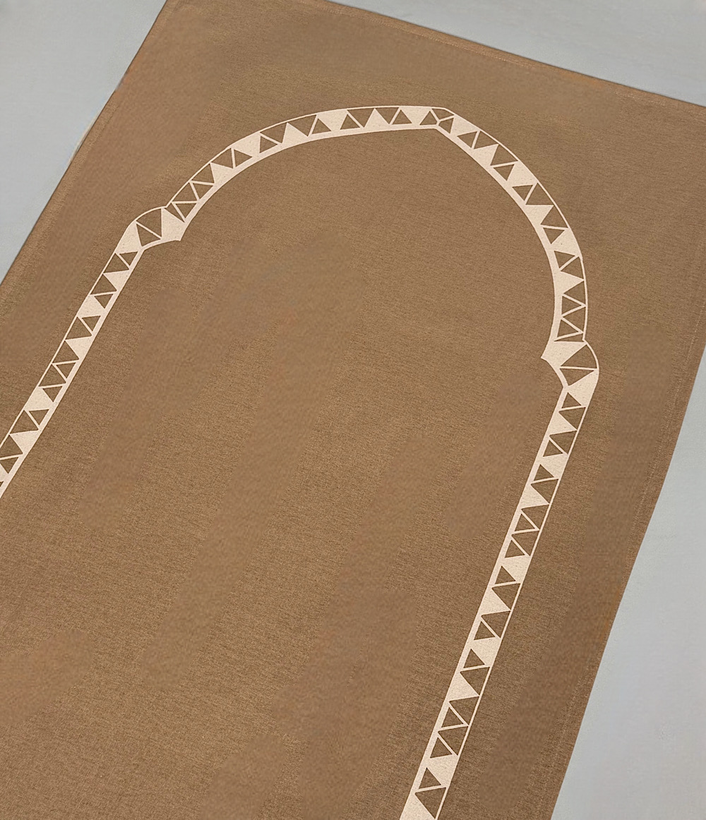 UN QUILTED RUG - BEIGE