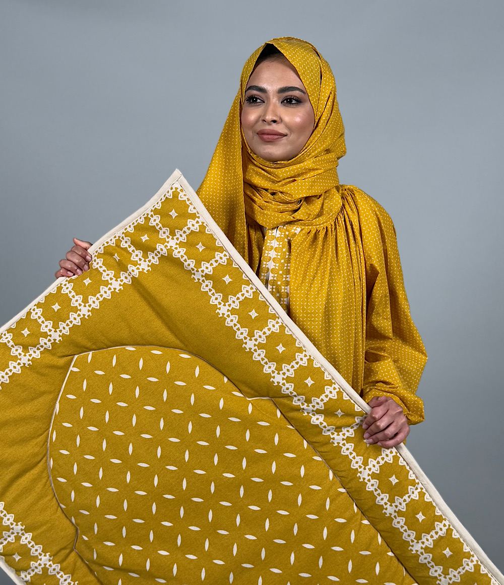 SCARF PRAYER SET - MUSTARD