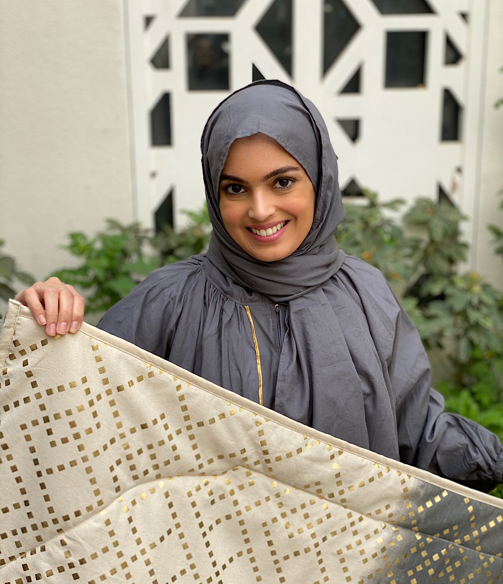 SCARF PRAYER SET - GRAY 