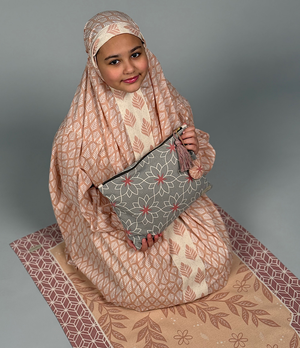 KIDS PRAYER SET - PINK & BEIGE